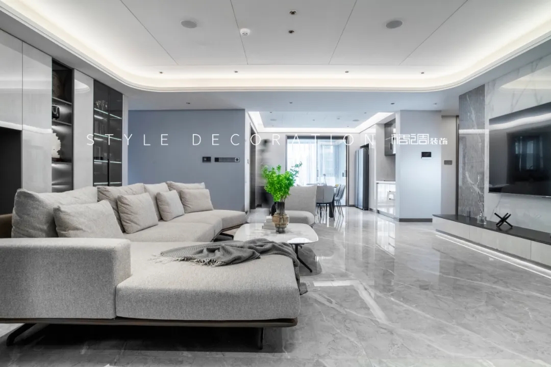 昆明融創(chuàng)文旅城花雨灣150㎡極簡風(fēng)黑白灰